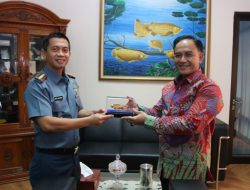 Bangun Sinergitas, Danlanal Palembang Sambangi Kantor BNN Provinsi Sumsel