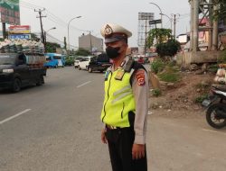 Antisipasi Kemacetan di Sore Hari, Unit Polantas Polsek Balaraja Laksanakan Pengaturan Lalulintas