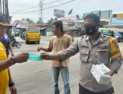 Jadi Rutinitas, Himbau Dan Bagi Masker Gratis Gencar Dilakukan Polsek Balaraja Polresta Tangerang Polda Banten