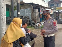 Polsek Pasar Kemis Polresta Tangerang Bagikan Masker Kepada Warga Masyarakat, Guna Cegah Penularan Virus Covid-19