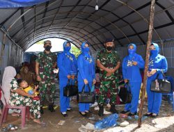 TNI AL Tanjung Balai Asahan Aksi Sosial Berikan Bantuan Kepada Korban Kebakaran Desa Sei Apung Jaya