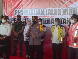 Menteri Basuki Bersama Kapolri dan Menteri Perhubungan Tinjau Arus Mudik Lebaran 2022 di Pelabuhan Merak