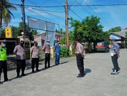Kanit Samapta Polsek Mauk Pimpin Apel Pagi, Beri Arahan Ciptakan Situasi Kondusif di Bulan Suci Ramadhan 1443 H