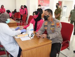 Menjelang HUT Bhayangkara 2022, Polres Metro Jakpus Melaksanakan Legiatan Donor Darah
