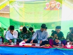 MWC NU Kecamatan Banjit Selenggarakan  Pengajian Akbar Serta Berikan Santunan Anak Yatim