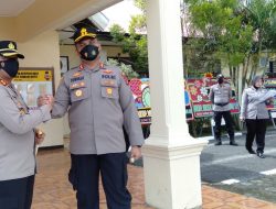 Polres Sawahlunto Lakukan Sertijab Kapolres dari AKBP, Ricardo Condrat Yusuf Kepada AKBP, Purwanto Hari Subekti, S,Sos