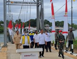 Presiden Jokowi Resmikan Jembatan Gantung Wear Fair, Permudah Konektivitas Antar-Pulau di Maluku