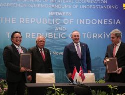 Menteri Basuki Hadiri Penandatanganan Kerja Sama Bilateral Indonesia dengan Turki