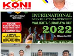 Wakili Provinsi Lampung Inkado Way Kanan, Ikuti Event Internasional Di Surabaya