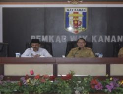 Sekda Way Kanan, Rakor Dengan Ormas Islam Dalam Rangka Pengajian Akbar Bersama Gubernur Lampung