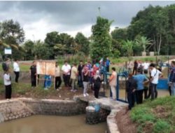 Wakil Bupati Way Kanan Beserta Jajarannya Melakukan Running Tess Pengaliran Air Irigasi