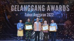 Lanal Dumai Peroleh Apresiasi Kinerja Pelaksanaan Anggaran (Gelanggang Award) Tahun 2022
