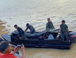 TNI AL Palembang Laksanakan SAR Dalam Insiden Orang Tenggelam Di Jeti LBSC/KPPC Perairan Talang Duku Jambi