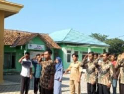 Bupati Way Kanan Pantau Pelaksanaan Apel Pagi Di Kampung Binaan Camat Negeri Agung