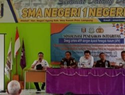 Tingkatkan Sinergi APIP Dan APH, Inspektorat Way Kanan Gelar Sosialisasi Penegakan Integritas