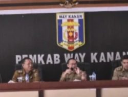Pemkab Way Kanan Gelar Rapat Pendahuluan Pengawasan ENTRY MEETTING Inspektorat Prov Lampung