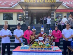Pringati Hari Lalulintas BhayangKara Ke – 68 Polres Way Kanan Adakan Sukuran Dan Olahraga