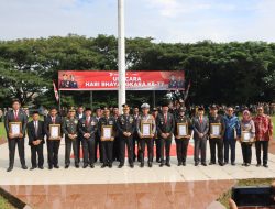 Bersama Forkopimda, Duo Amran Hadiri Rangkaian Peringatan Hari Bhayangkara ke-77