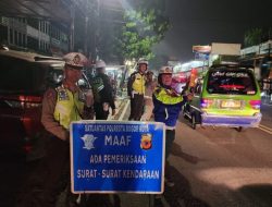 Operasi Lodaya 2024, Satlantas Polresta Bogor Kota Dikerahkan di Titik Rawan Pelanggaran Lalin