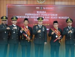Kepala Rutan Kelas I Jakarta Pusat Pimpin Wisuda Purnabakti