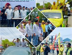 Lautan Massa Pendukung Andi-Yusnita Kawal Pendaftaran ke KPUD