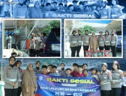 Bulan Bhakti Polantas ke-69, Sat Lantas Polresta Bogor Kota Gelar Bakti Sosial