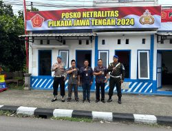 Posko Netralitas Pilkada 2024 Magelang, Jalin Sinergitas dan Netralitas Pemilu