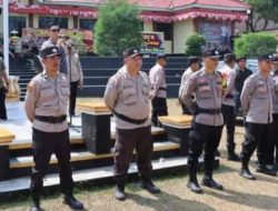 Operasi Mantap Praja Krakatau-2024, Polres Way Kanan Gelar Latihan Parsial