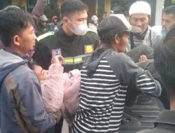 Gunakan Sendok, Anggota Satlantas Polres Sukabumi Selamatkan Korban Laka Tungggal