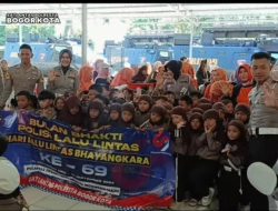 Hari Lalu Lintas Bhayangkara ke 69, Satlantas Polresta Bogor Kota Gelar Latihan Polisi Sahabat Anak 