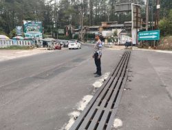 Polres Subang Pasang Spanduk Cegah Kemacetan