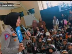 Satlantas Polresta Bogor Sosialisasi Polisi Sahabat Anak.