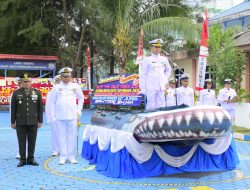 AAL 2002 Pimpin Upacara HUT Ke-79 TNI Di Kepulauan Anambas