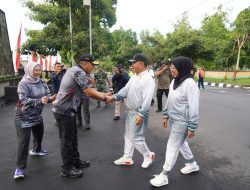Peserta Wisuda Purnawira Pati TNI AD 2024 di Sambut Oleh Gubernur Akmil