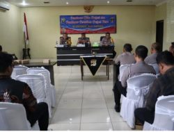 Bidpropam Polda Lampung Berikan Pembinaan Etika Profesi Polri Di Polres Way Kanan
