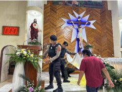 280 Personel Polres Way Kanan Dikerahkan Amankan Malam Perayaan Natal 2024