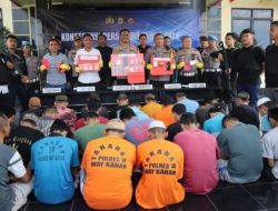 Kapolres Way Kanan Gelar Press Release Sampaikan Capaian Kinerja Di Akhir Tahun 2024