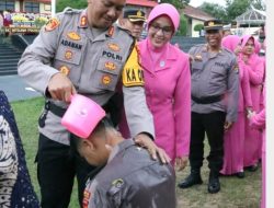 Sebanyak 44 Personel Polres Way Kanan Naik Pangkat