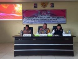 Ummat Curhat, Polres Way Kanan Gelar Pembinaan Bersama Pokdar Kamtibmas