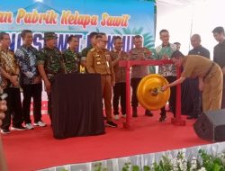 Dampingi Bupati Terpilih Adipati, Resmikan Pabrik Sawit PT PSM Karang Umpu