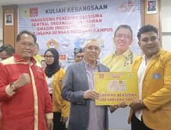 Kuliah Kebangsaan oleh Prof Moh. Hatta Untuk Mahasiswa Penerima Beasiswa