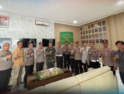 Kapolres Banjar Bersilaturahmi ke Kodim 0613/Ciamis Dalam Rangka HUT Kodam III/Siliwangi