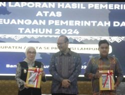 Plt. Bupati Way Kanan Terima Opini WTP Ke-15 Kali Secara Berturut-turut, Bukti Komitmen Tata Kelola Keuangan Pemkab Way Kanan