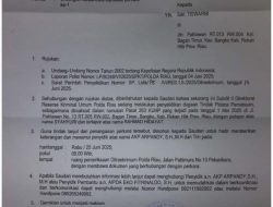 Mantan Komisaris PT Perseroda Rohil Mangkir dari Panggilan Polda, Diduga Lakukan Kegiatan Ilegal