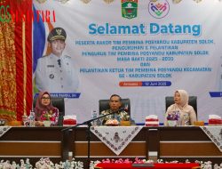 Pengukuhan dan Pelantikan Tim Pembina Posyandu  Periode Tahun 2025-203 Dan  Ketua Tim Pembina Posyandu Kecamatan se-Kabupaten Solok