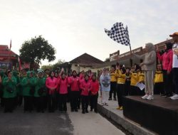 Bupati Way Kanan Lepas Peserta Jalan Sehat Menyambut HUT Bhayangkara Ke-79 Tahun