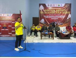 Peringati Hari Bhayangkara ke 79 Tahun Polres Way Kanan Menggelar Turnamen Bulutangkis Kapolres Cup