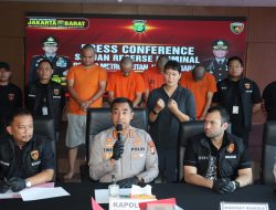Satreskrim Polres Jakbar Bekuk 4 Spesialis Pembobol Minimarket di Kembangan