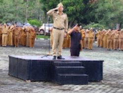 PJ Sekda Way Kanan Pimpin Apel Mingguan Dan Ini Harapnya