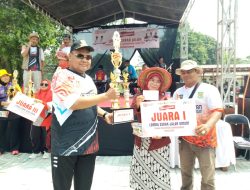 Hari Jadi Kabupaten Bekasi Ke-75, dan Sambut Hut RI Ke 80 Tahun Kecamatan Cabangbungin Gelar Gerak Jalan Masal